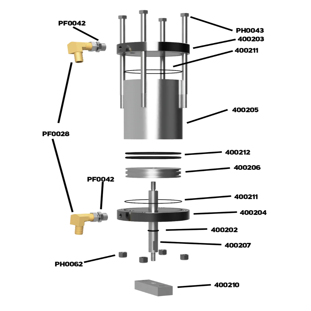 SFE Air Motor O-Ring Kit for 6" Air Motor