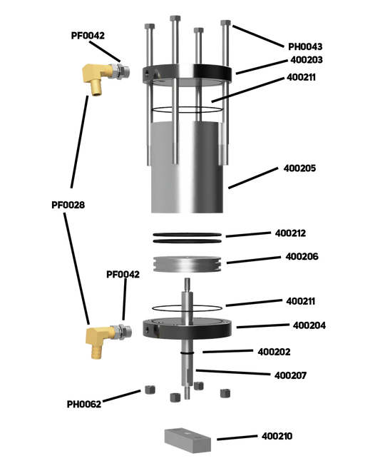 SFE 6" Air Motor Assembly