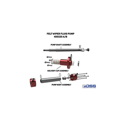 SFE 1.25" ISO Felt Wiper Fluid Pump for BOSS Machine